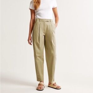 Abercrombie & Fitch Women Light Khaki Cotton Chinos Size 25